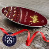 2020 Christmas Ornaments, Our First Christmas Together 2020 Ornament,  Round Metal Ornament, Velvet Pouch Included
