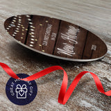 Our First Christmas In Our New Home 2020, Christmas Decorations Gift Ornament, Round Metal Ornament, Velvet Pouch Included, By Soul Décor