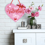 Happy Valentine's Day Pink Background With Ribbon