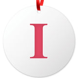 I Love You White Pink, (Set of 3)