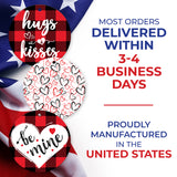 Hugs & Kisses Be Mine, (Set of 3)