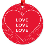 Happy Valentines Day Love, (Set of 3)