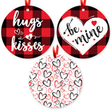 Hugs & Kisses Be Mine, (Set of 3)